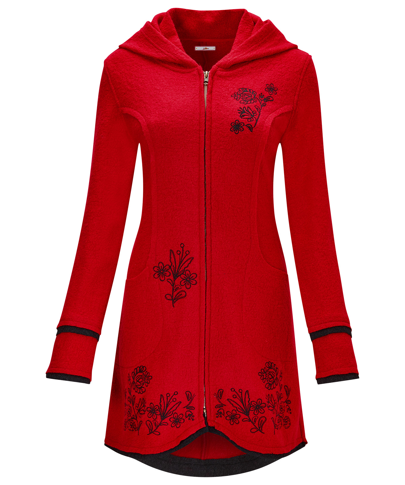 Joe Browns Womens Quirky Floral Hooded Long Jacket eBay